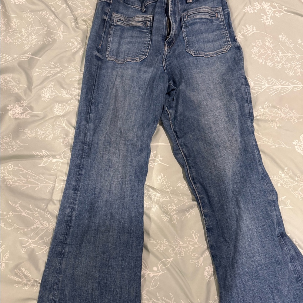 American eagle bootleg jeans long